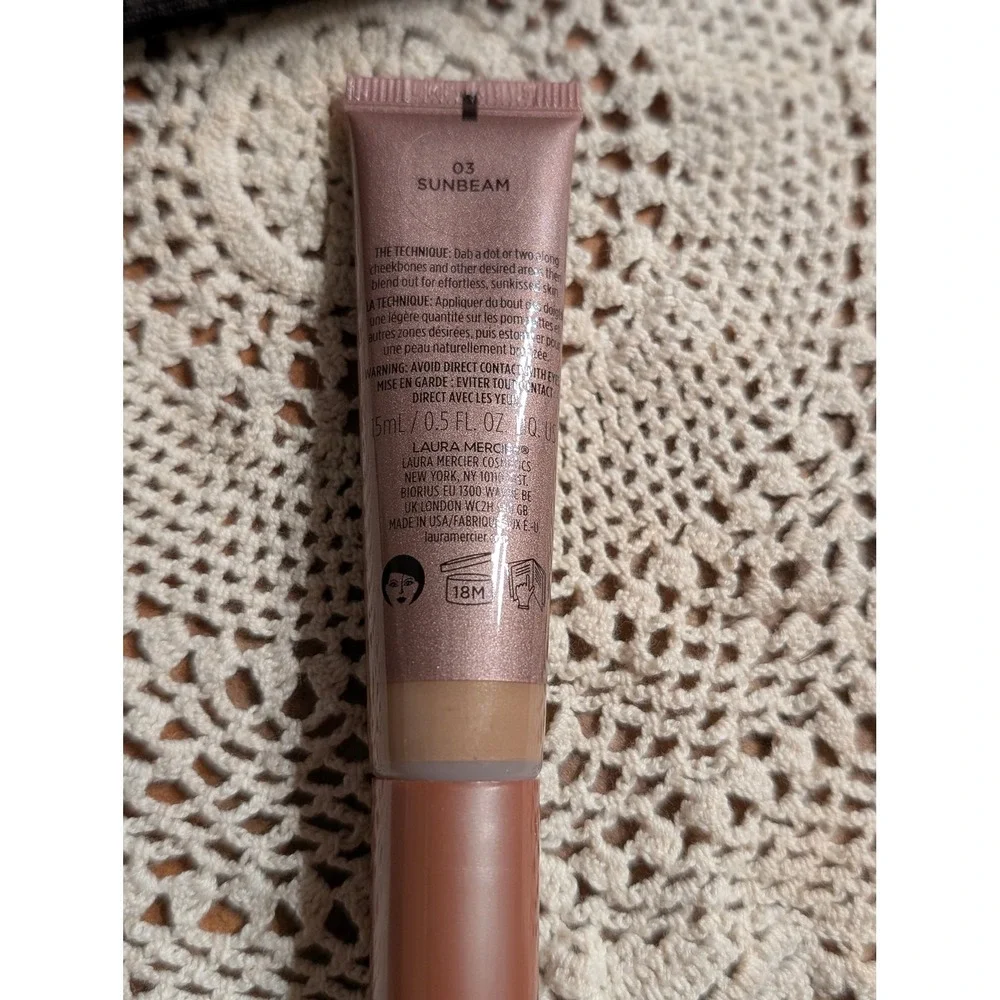 Laura Mercier Tinted Moisturizer Bronzer 03 Sunbeam 15ml 0.5oz New in Box